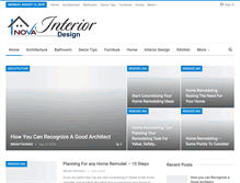 Tablet Screenshot of novainteriordesign.com